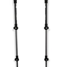 Baston Lanin De Aluminio Para Trekking Ski Ombak Telescopico Color Negro
